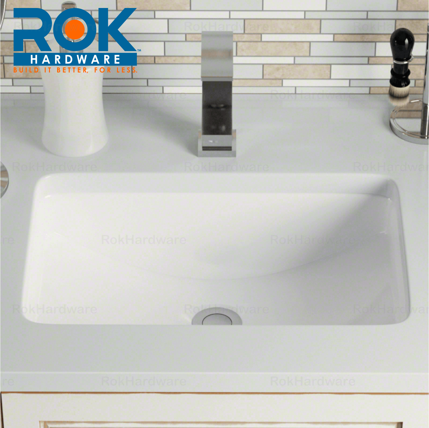 rectangle undermount